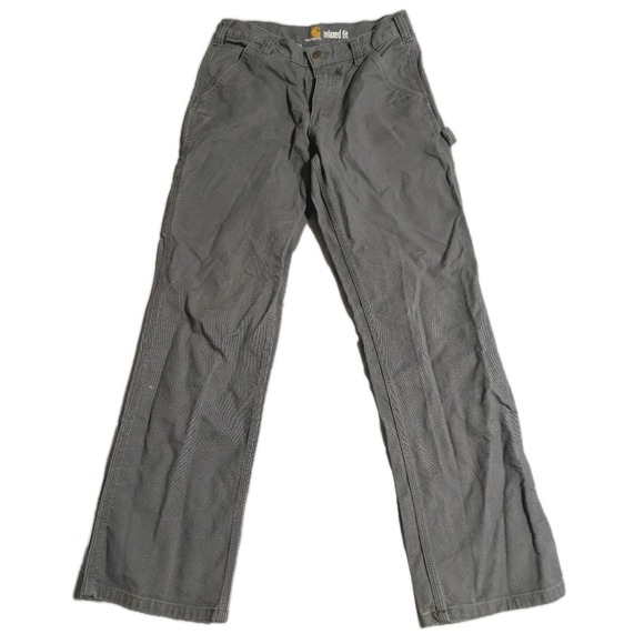Carhartt Other - Carhartt Relaxed Fit Work Pants Mens 30x30 Gray Utility Canvas 30x32 Tag